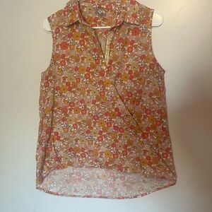 Ivy Jane %100 cotton wrap blouse